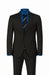 Single Breasted 2 Button Peak Lapel Cheap Priced Business Suits Clearance Sale Black