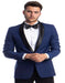 Blue Prom Suit - Blue Homecoming Outfits For Guys Skinny Fit Tuxedo for Prom Blue
