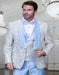 Blue Prom Suit - Blue Homecoming Outfits For Guys Sky Blue and Gold Floral Paisley