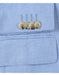 Mens Classic Two Button Linen & Cotton Summer Sport Coat Sky Blue Blazer