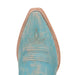 Dan Post Women's Celeste Sky Blue Zipper Snip Toe Boots