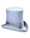 Victorian Steampunk Top Hat - 1800 19th Century - Dressy Loden Felt Top Sky Blue Hat