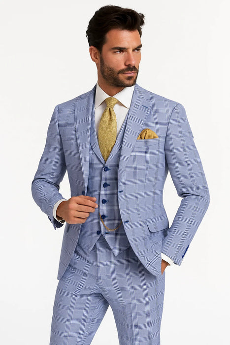 Sky Blue Suit