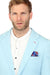 Mens Cotton Stretch Fashion Sky Suit