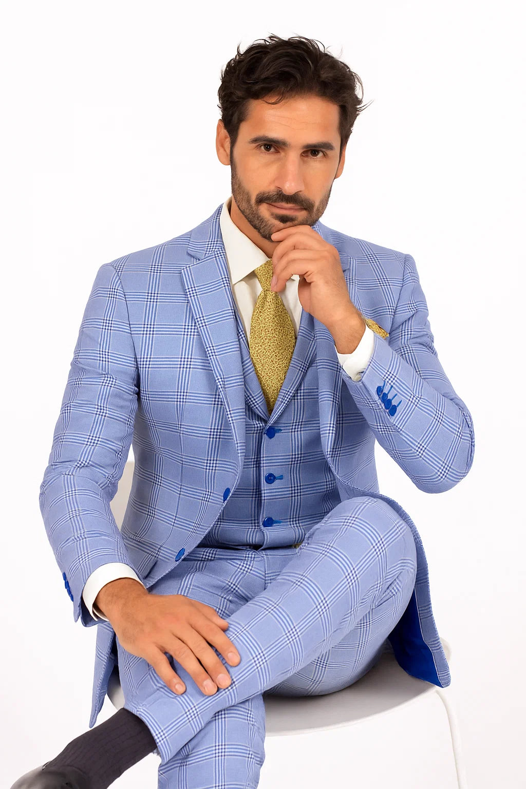 Sky Blue Suit