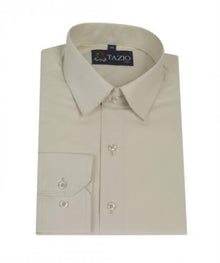Affordable Clearance Cheap Mens Dress Shirt Sale Online Trendy - Slim Fit Cream Men's Dress Shirt