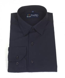 Affordable Clearance Cheap Mens Dress Shirt Sale Online Trendy - Slim Fit Navy Men's Dress Shirt