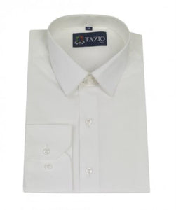 Affordable Clearance Cheap Mens Dress Shirt Sale Online Trendy - Slim Fitted White Men's Dress Shirt