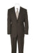 Slim Fitted Peak Lapel Side Vents Elegant Brown Nail Head Style Men's Peak Lapel Cheap Priced Business Suits Clearance Sale
