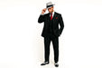 Small Jet Black Pinstripe Fashion Suit Party Fashion Cheap Priced Business Suits Clearance Sale Super 120's  poly~ray Available in 2 or 3 Buttons Style Regular Classic Cut