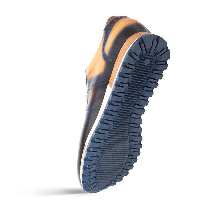 Latini Multi-tone  Sneaker Blue/Multi By Mezlan Made In Spain Brand