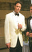Men's Snow White Shawl Collar Dinner Jacket