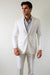 Snow White Great Quality Slim Fitted Suit Flat Front Pants Affordable - Discounted Priced On Clearance Sale