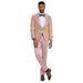 2026 Prom Special Blush Paisley 2pc Mens Suit by Tazzio