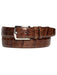 Mezlan Belts Brand Men's Genuine Crocodile Sport Rust Skin Cinturon De Cocodrilo