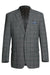 Saco vaquero - Western Sport Coat - Western Blazer - Mens Two Button Classic Fit Wool Sport Coat Blazer In Brown & Olive Gren Windowpane Plaid