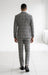 Stacy Adams Men's 3 Piece Glen Plaid Suit - Hybrid Fit