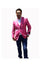 Stage Party Bright Men'S Sport Coat / Dinner Jacket Cheap Priced Unique Fashion Designer Men'S Dress Blazers Sale Vented Hot Pink Fuchsia ~ Fuschia ( Color)