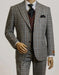 Steve Harvey Suits Clothing line - Steve Harvey Suits Mens Multicolor Suit - Designer Brand Suit No Double Breasted Pinstripe Pleated Pants Modern Fit