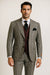 Steve Harvey Suits Clothing line - Steve Harvey Suits Mens Multicolor Suit - Designer Brand Suit No Double Breasted Pinstripe Pleated Pants Modern Fit
