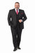 Steve Harvey Suits Clothing line - Steve Harvey Suits Men's Black 3 Piece Peak Lapel Suit
