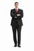 Steve Harvey Suits Clothing line - Steve Harvey Suits Men's Black 3 Piece Peak Lapel Suit