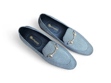 Stingray Embossed Horsebit Loafer by Carrucci