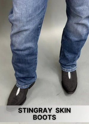 Stingray Skin Boots