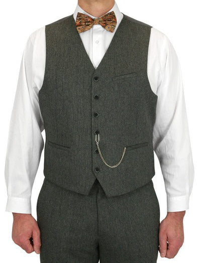 Stinson Tweed Suit - Gray Herringbone Modern Fit