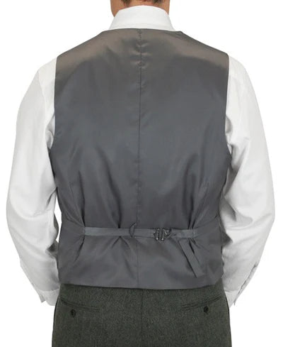 Stinson Tweed Suit - Gray Herringbone Modern Fit