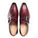 Machado Oxford Monk Strap Burgundy By Mezlan Made In Spain Brand