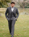 Western Suit - Trajes Para Hombres - Cowboy Formal Attire - Trajes De Novio - Slim Fit - Gray