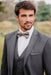 Western Suit - Trajes Para Hombres - Cowboy Formal Attire - Trajes De Novio - Slim Fit - Gray