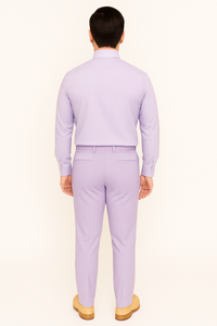 Striped French Cuff Multi-Color Men'S Dress Shirt