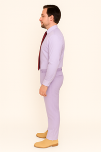 Striped French Cuff Multi-Color Men'S Dress Shirt