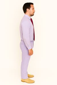 Striped French Cuff Multi-Color Men'S Dress Shirt