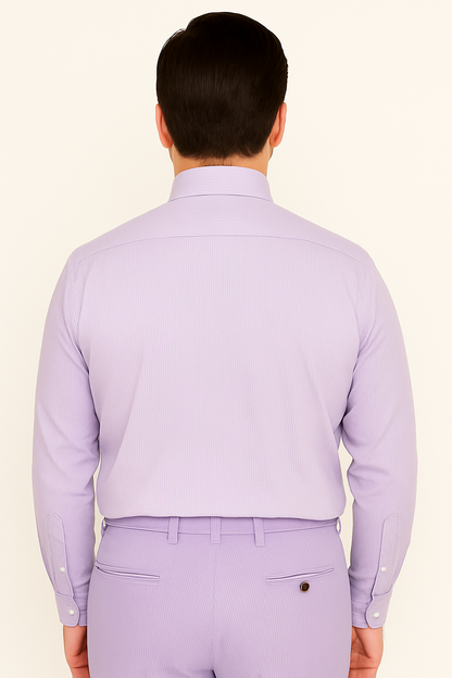 Striped French Cuff Multi-Color Men'S Dress Shirt