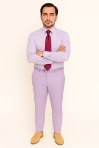 Striped French Cuff Multi-Color Men'S Dress Shirt