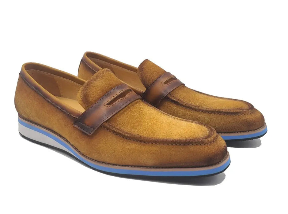 Stylish Suede Penny Loafer Carrucci