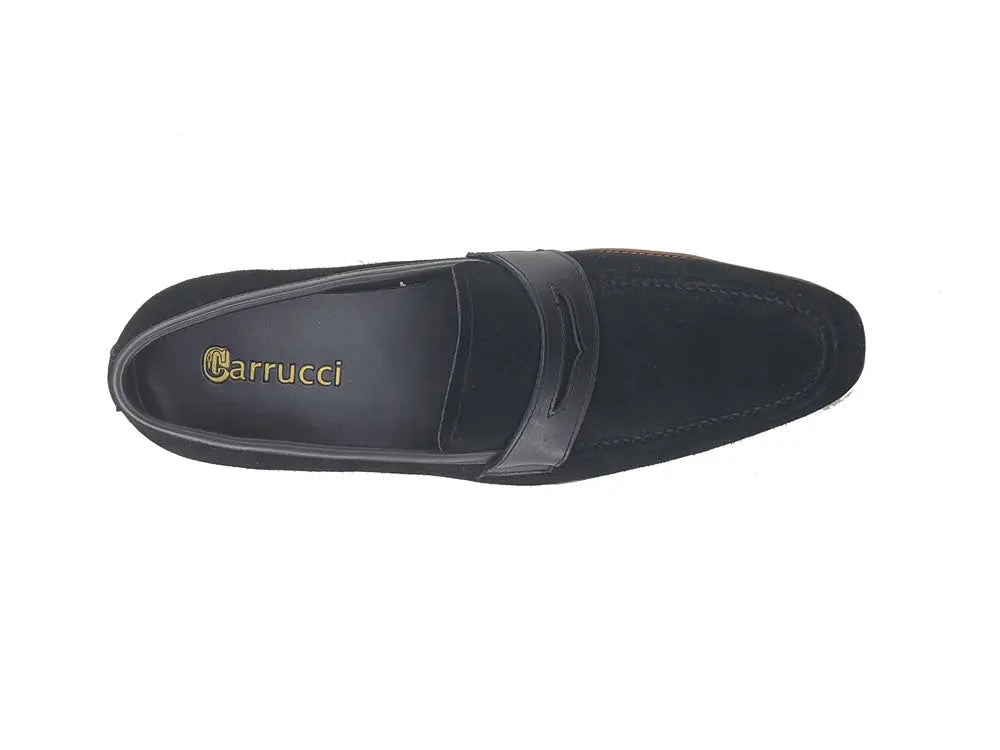 Carrucci Stylish Suede Penny Loafer