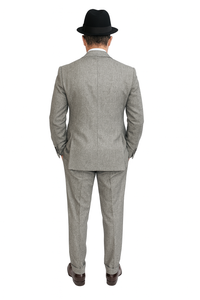 Harlem Nights Movie Clothing Outfit - 1920s Costume Party Mens Suits + Hat Shirt and Tie