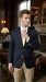 Men’s black Pure 2 Button Lewis Blazer, Classic Business Casual Wedding Sport Coat Jacket