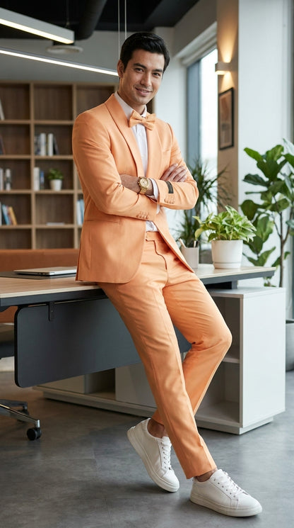 Orange Suits for Prom for Every Occasion