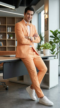 Orange Suits for Prom for Every Occasion