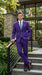 Men’s Purple Easter Suit, Modern Fit Lightweight 2 Piece Suit for Weddings, Church, Prom & Summer Events