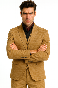 Mens Slim 3 Pieces Black Suit