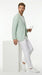 Men’s Green Seersucker Blazer, Lightweight Summer Wedding Business Casual Sport Coat Jacket