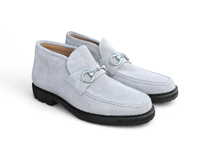 Carrucci Suede Ankle Boot with Horsebit