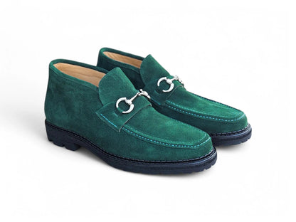 Carrucci Suede Ankle Boot with Horsebit