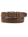 Mezlan Belts Brand Men's Genuine Suede / Calfskin Cognac Skin Belt